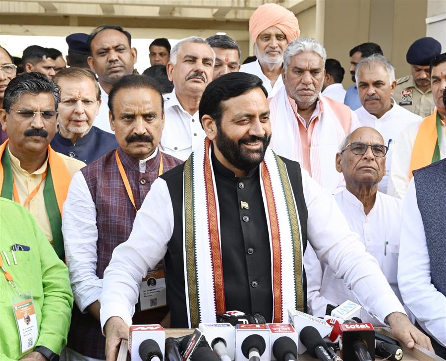 मुख्यमंत्री नायब सिंह सैनी समालखा स्थित सेवा साधना केंद्र में प्रदेश स्तरीय कार्यशाला में पहुंचे