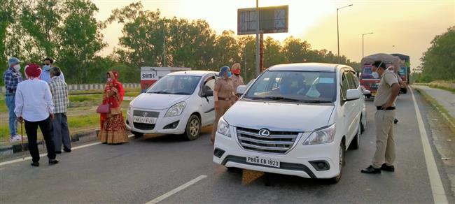 लुधियाना से आया विवाहित जोड़ा तो अंबाला पुलिस ने किया स्वागत