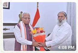 अनिल विज ने दिल्ली में केंद्रीय मंत्री मनोहर लाल से की मुलाकात