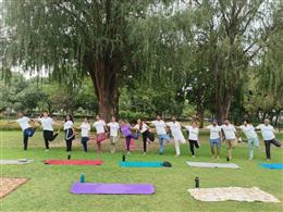 योग उत्सव’ (Yoga Utsav) एनजीओ तम्मना द्वारा अंतर्राष्ट्रीय योग दिवस पर आयोजित