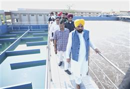 मुख्य मंत्री मान और अरविंद केजरीवाल की ओर से मोहाली में 145.26 करोड़ रुपए की लागत से स्थापित किया सीवेज ट्रीटमेंट प्लांट को जनता को समर्पित