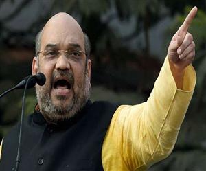   अमित शाह ने देशद्रोहियों की मदद लेने पर कांग्रेस को कोसा
