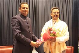 विस अध्यक्ष हरविन्द्र कल्याण ने किया महाराष्ट्र विधान भवन का भ्रमण, दोनों सदनों की कार्यवाही देखी