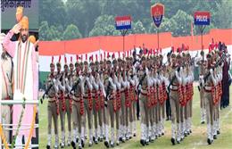 रोहतक में राज्य स्तरीय स्वतंत्रता दिवस समारोह में मुख्यमंत्री ने किया ध्वजारोहण