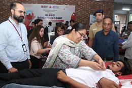 एनएसएस ने रक्तदान शिविर का किया आयोजन 