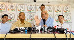 5200 गांव प्रभावित,हरियाणा को बाढ़ग्रस्त राज्य घोषित करना चाहिए..हुड्डा