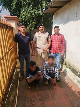 पंचकूला: घर मे घुसकर चोरी करने वाले 2 आरोपी क्राइम ब्रांच के हत्थे चढ़े