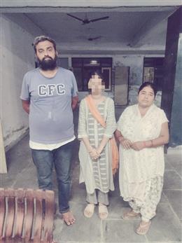 गुमशुदा नाबालिग बालिका हर्षिता सकुशल पहुंची अपने घर, परिजनों ने हरियाणा पुलिस का जताया आभार