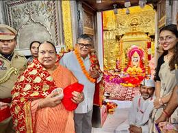 राज्यपाल गुलाब चंद कटारिया ने किए माता मनसा देवी के दर्शन