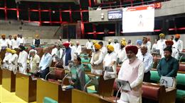 पंजाब विधानसभा ने बाढ़ के दौरान जान गंवाने वाले 59 नागरिकों को श्रद्धांजलि दी