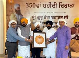 मुख्यमंत्री और सभी कैबिनेट मंत्री 25 अक्टूबर को गुरुद्वारा सीस गंज साहिब में करेंगे माथा टेक