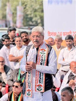 प्रदेश अध्यक्ष की अगुवाई में सोनीपत में कांग्रेस का जोरदार धरना-प्रदर्शन, 