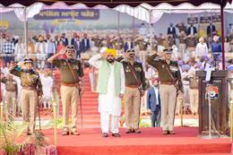 *पाकिस्तान समर्थित आतंकवाद से लड़ रही पंजाब पुलिस - भगवंत सिंह मान*