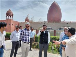 अंतरराष्ट्रीय शहीदी स्मारक के कार्यों की समीक्षा, गुणवत्ता व समयसीमा पर सख्त निर्देश