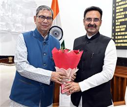 विस अध्यक्ष हरविन्द्र कल्याण ने की राज्यपाल से शिष्टाचार भेंट
