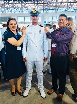 महाराजा रणजीत सिंह प्रिपरेटरी इंस्टीट्यूट के दो कैडेट बने भारतीय नौसेना के अधिकारी