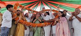 समालखा में उमड़ा जनसैलाब, भाजपा प्रदेश अध्यक्ष डा. अर्चना गुप्ता का भव्य स्वागत