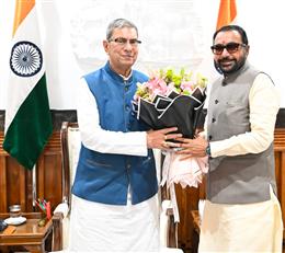 हरियाणा के राज्यपाल से मिले केंद्रीय मंत्री प्रतापराव जाधव, स्वास्थ्य एवं आयुष क्षेत्र पर हुई चर्चा