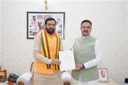 विधान सभा अध्यक्ष हरविन्द्र कल्याण ने की मुख्यमंत्री से मुलाकात