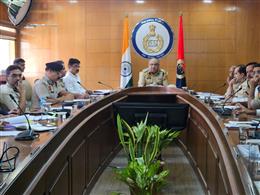 डीजीपी अजय सिंघल की अध्यक्षता में पुलिस मुख्यालय में उच्च स्तरीय समीक्षा बैठक आयोजित