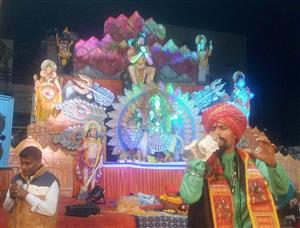 गुरुग्राम: बोहड़ाकलां में मां के जागरण में रातभर झूमे भक्त