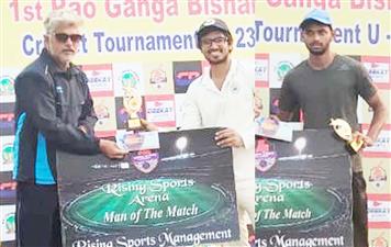 गुरुग्राम। अंडर-23 टूर्नामेंट में निश्चय क्रिकेट क्लब विजेता