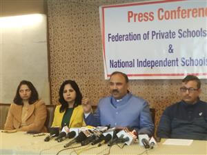फैडरेशन ऑफ प्राइवेट स्कूल वैलफेयर एसोसिएशन की मांग