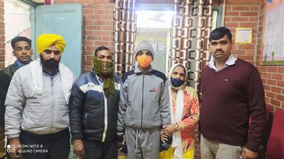 हरियाणा पुलिस ने चार गुमशुदा बच्चों को परिवार से मिलाया