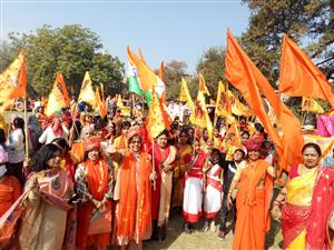 गुरुग्राम: श्रीराम के जयकारों से गूंजी गुरू द्रोण की नगरी