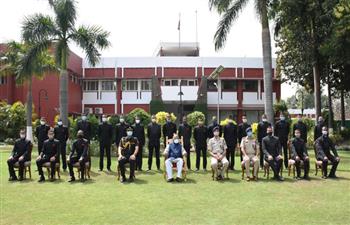 आईटीबीपी के प्रशिक्षु अधिकारी पहुंचे राजभवन, राज्यपाल से की मुलाकात