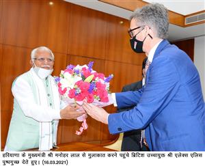 ब्रिटिश संसद में किसान आंदोलन पर चर्चा गलत:मनोहर लाल