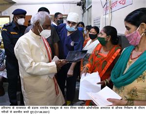 पंचकूला का साकेत अस्पताल होगा अपग्रेड, राज्यपाल ने किया औचक दौरा