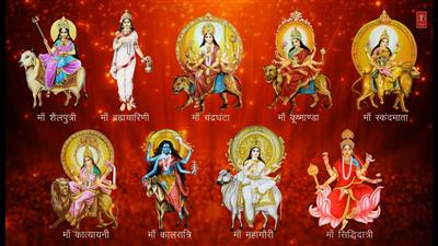 नौ देवियों के रूप में नौ कन्याएं