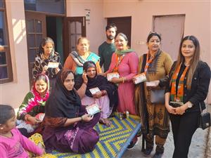 भाजपा प्रत्याशी चुनाव प्रचार में झोंकी ताकत