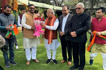 कुरुक्षेत्र के समाज सेवी संदीप गर्ग भाजपा में शामिल, सीएम ने किया स्वागत 