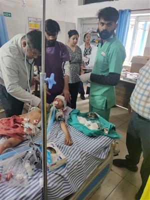 यमुनानगर में पलटा स्कूली बच्चों से भरा ऑटो, एक की मौत, छह घायल
