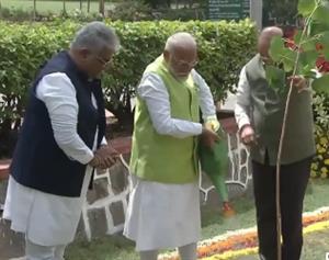 आज विश्व पर्यावरण दिवस पर पीएम नरेंद्र मोदी द्वारा एक पेड़ मां के नाम अभियान की शुरुवात की  गई