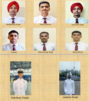 महाराजा रणजीत सिंह प्रैपरेटरी इंस्टीट्यूट के छह और कैडिट बने भारतीय फ़ौज के कमिशनड अफ़सर