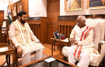 हरियाणा के राज्यपाल बंडारू दत्तात्रेय से मुख्यमंत्री नायब सिंह ने की मुलाकात