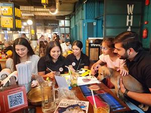 मेक- ए- पाजिटिव चेंज :  पपीज़ के साथ पेंटिंग में 40 युवाओं ने लिया हिस्सा