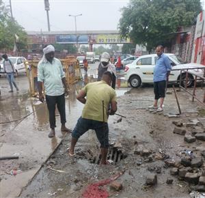 बरसात में जल निकासी के लिए नगर निगम गुरुग्राम ने किए सभी पुख्ता प्रबंध सुनिश्चित