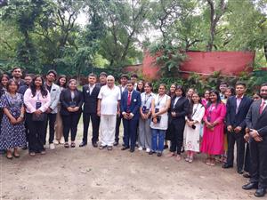 छात्र संसद के प्रतिनिधियों ने भूपेंद्र सिंह हुड्डा से की मुलाकात  