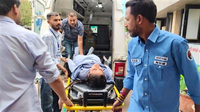 पंचकूला में बस पलटी दर्जनों बच्चों समेत कई यात्री घायल