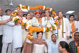 कांग्रेस का एजेंडा प्रदेश को लूटना, भाजपा का मिशन हरियाणा की तरक्की करना है : पंडित मोहन लाल बड़ौली