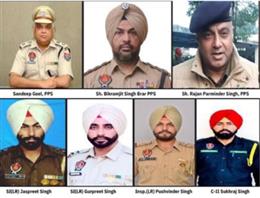 स्वतंत्रता दिवस पर गृह मंत्रालय द्वारा जी.एम., पी.एम.डी.एस. और एम.एम.एस. से सम्मानित किए जाने वाले पंजाब पुलिस के अधिकारियों/कर्मचारियों के नामों की घोषणा