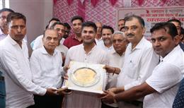 मीडिया वेलबींग एशोशियेशन ने किया अभिजय चोपड़ा का अभिनंदन