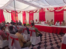 मार्केट एसोसिएशन बैठक में बोले थाना अतिरिक्त प्रभारी, एरिया में व्यवस्था बनाए रखने में करें सहयोग
