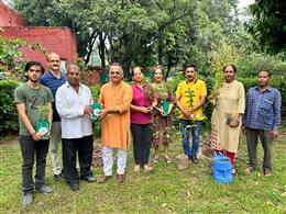 राष्ट्रीय अभियंता दिवस पर पंजाब विश्वविद्यालय  में पौधरोपण