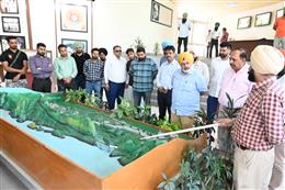 जल स्रोत मंत्री चेतन सिंह जौड़ामाजरा द्वारा भाखड़ा डैम का निरीक्षण, रखरखाव और पानी के स्तर का लिया जायज़ा