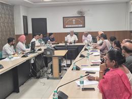 खाद्य, नागरिक आपूर्ति और उपभोक्ता मामले मंत्री लाल चंद कटारूचक ने धान खरीद प्रबंधों का लिया जायजा
